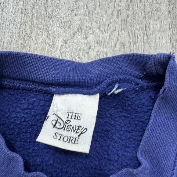 Vintage Disney Mickey & Friends Sweatshirt Men's Medium Blue Goofy Minnie Donald - Picture 7 of 11
